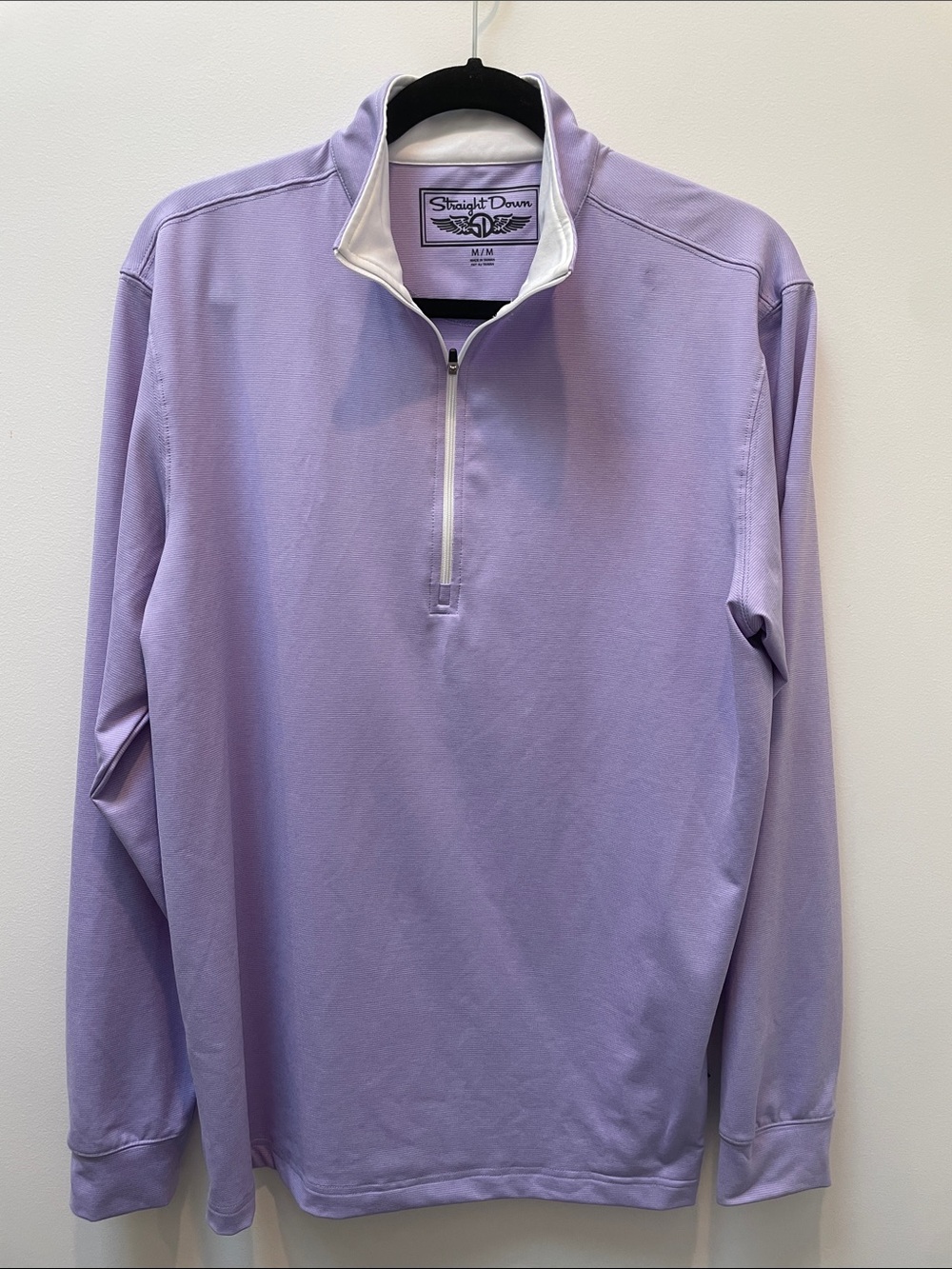 Straight Down Golf Mulhearn Quarterzip Men’s Medium NWT